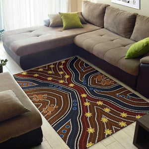 Indigenous Art Print Anti-slip Carpet / Rug - http://chicboutique.com.au