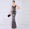 Spaghetti Strap Sequin Evening Dress - http://chicboutique.com.au