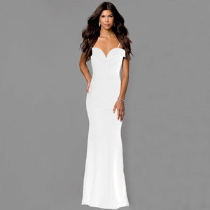 Raglan Sleeve Sweetheart Neckline Evening Dress - http://chicboutique.com.au