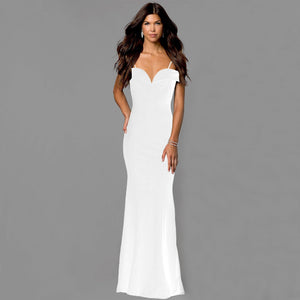 Raglan Sleeve Sweetheart Neckline Evening Dress - http://chicboutique.com.au