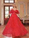 Luxury V-neck Elegant Floor-Length Gown