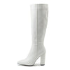 Modern Knee High Glossy High Heel Boots