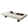 Faux Marble Rectangle Coffee Table