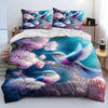 Exquisite Bird Print Duvet Cover Bedding Set