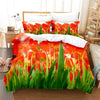 Tulip Print Duvet Cover Set