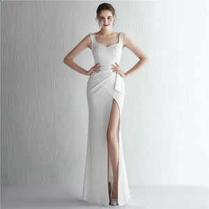 Sleeveless High Slit Maxi Evening Dress - http://chicboutique.com.au