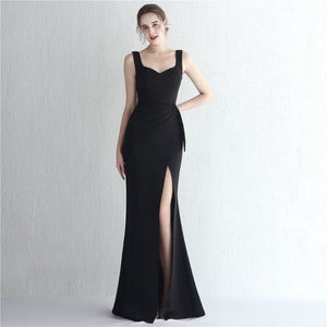 Sleeveless High Slit Maxi Evening Dress - http://chicboutique.com.au