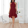 Halter Sleeveless Layered Midi Dress - http://chicboutique.com.au