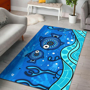 Indigenous Art Print Anti-slip Carpet / Rug - http://chicboutique.com.au