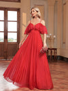 Luxury V-neck Elegant Floor-Length Gown