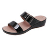 Buckle Slip-On Sandals - http://chicboutique.com.au