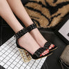 Crystal Heel With Zip High Heel Sandal - http://chicboutique.com.au