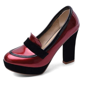 Round toe high heel platform pumps - http://chicboutique.com.au