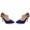 Pointed Toe Ankle Strap High Heel Pumps - http://chicboutique.com.au