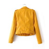 Short Faux Soft Leather Jacket - http://chicboutique.com.au