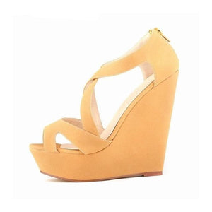 Bohemian Wedge High Heels - http://chicboutique.com.au