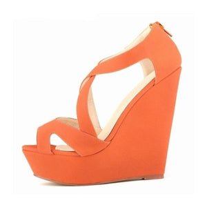 Bohemian Wedge High Heels - http://chicboutique.com.au