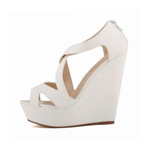 Bohemian Wedge High Heels - http://chicboutique.com.au