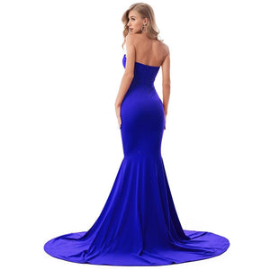 Sexy Strapless Floor Length Trumpet Mermaid Dress - http://chicboutique.com.au