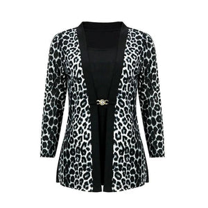 Chic Leopard Small to Plus Size Patchwork Top - http://chicboutique.com.au