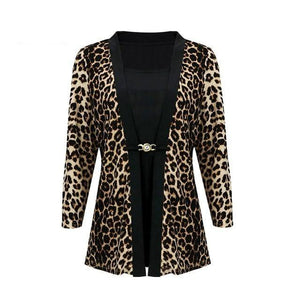 Chic Leopard Small to Plus Size Patchwork Top - http://chicboutique.com.au