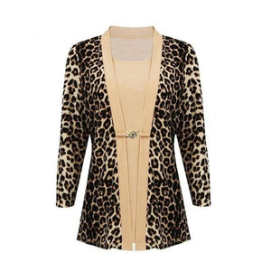 Chic Leopard Small to Plus Size Patchwork Top - http://chicboutique.com.au