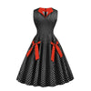 Vintage High Waist Sleeveless Dress - http://chicboutique.com.au