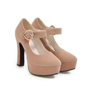 Mary Jane Platform High Heel Pumps - http://chicboutique.com.au