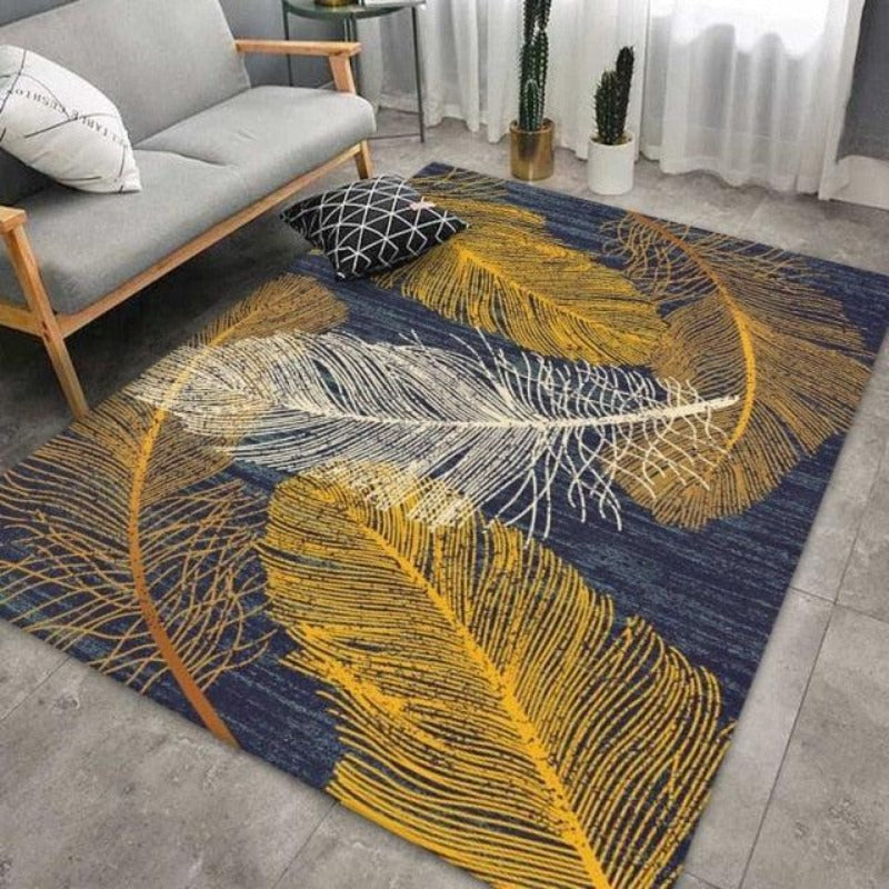 Feather Print Soft Area Rugs - http://chicboutique.com.au