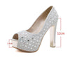 Rhinestone high heel Platform Pumps - http://chicboutique.com.au