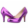 Crocodile Pattern Round Toe High Heels - http://chicboutique.com.au