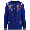 Embroidery Knit Single-breasted Cardigan - http://chicboutique.com.au