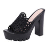 Small and Large size slip on platform Sandals - http://chicboutique.com.au