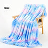 Rainbow Plush Super Soft Blanket - http://chicboutique.com.au