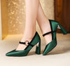 Silk Pointed Toe High Heel Pumps - http://chicboutique.com.au