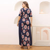 Plus Size Short Sleeve Maxi Dress - http://chicboutique.com.au