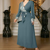 Plus Size Long Sleeve Maxi Dress - http://chicboutique.com.au