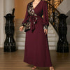 Plus Size Long Sleeve Maxi Dress - http://chicboutique.com.au