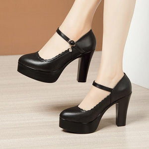 Assorted Heel Height Ankle Strap High Heels - http://chicboutique.com.au