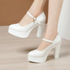 Assorted Heel Height Ankle Strap High Heels - http://chicboutique.com.au