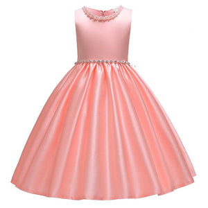 Flower Girl High-end Silk Satin Party Dress - http://chicboutique.com.au