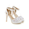 Mesh Peep Toe High Heel Platform Sandals - http://chicboutique.com.au