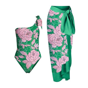 One Piece Swimsuit and Matching Cover Up - http://chicboutique.com.au