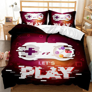 Assorted Gaming Prints Duvet Cover Bedding Set - http://chicboutique.com.au