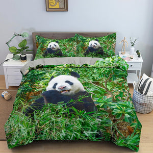 Panda Print Duvet Cover Bedding Set - http://chicboutique.com.au