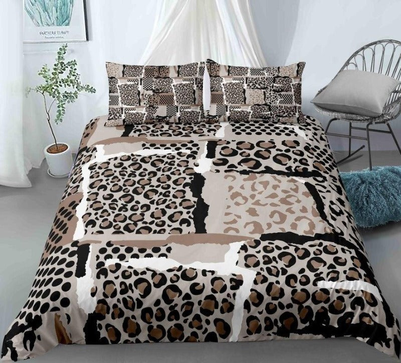 Assorted Leopard Prints Duvet Cover Set - http://chicboutique.com.au