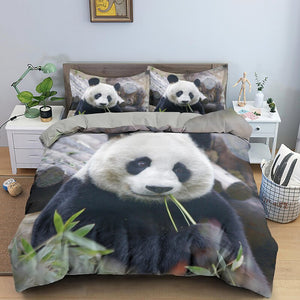 Panda Print Duvet Cover Bedding Set - http://chicboutique.com.au