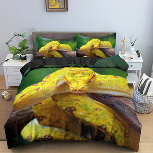 Snake Print Luxury Duvet Cover Bedding Set - http://chicboutique.com.au
