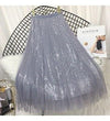 Sequinned Pleated A Line Skirt - http://chicboutique.com.au