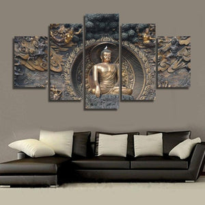 HD Printed Buddha Painting wall art canvas | http://chicboutique.com.au